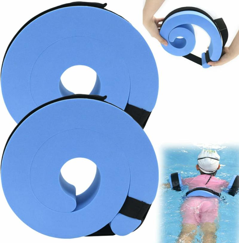 Trainingsapparatuur |  Zwemarmbanden 1 Paar Hoge Drijfvermogen Verstelbare Arm Floaties Voor Kinderen en Volwassenen Eva Huidvriendelijke Scheurvaste Floatriem Zwemtraining Equipment Trainingsapparatuur Blauw