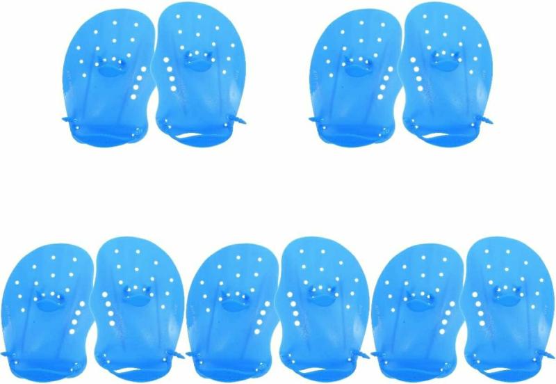 Waterhandschoenen |  10 Stuks Kindervinnen Webbed Gloves Zwemhandschoenen Fitnesshandschoenen Handpeddels Voor Zwemmen Gewogen Handschoenen Voor Zwemhandpeddels Trainingshandschoenen Duikuitrusting Waterhandschoenen Blauw